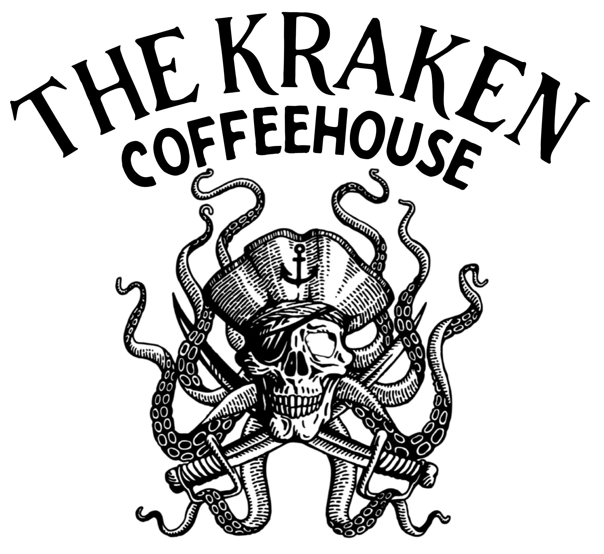 The Kraken Coffeehouse logo
