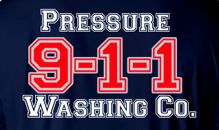 9-1-1 Pressure Washing Co. logo