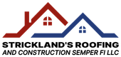 Strickland's Roofing and Construction Semper Fi logo